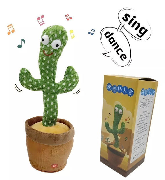 JUGUETE CACTUS BAILARIN RECARGABLE
