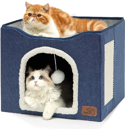 Cama Plegable Gatos Cojín Suave