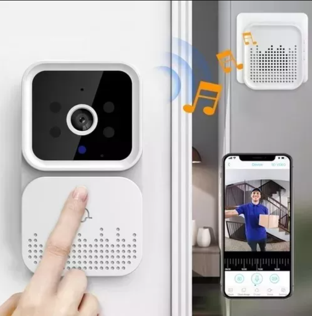 MINI VIDEO PORTERO WIFI CON TIMBRE USB